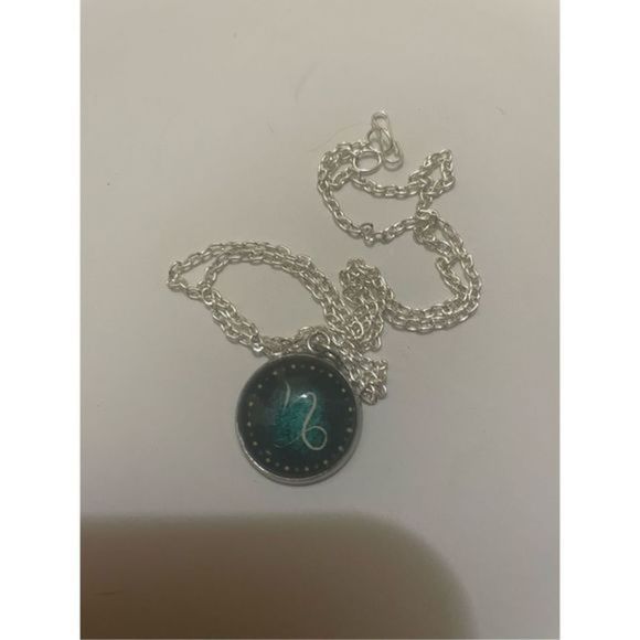 Capricorn green GLOW IN THE DSRK ZODIAC STAR SIGN NECKLACE - Picture 7 of 14